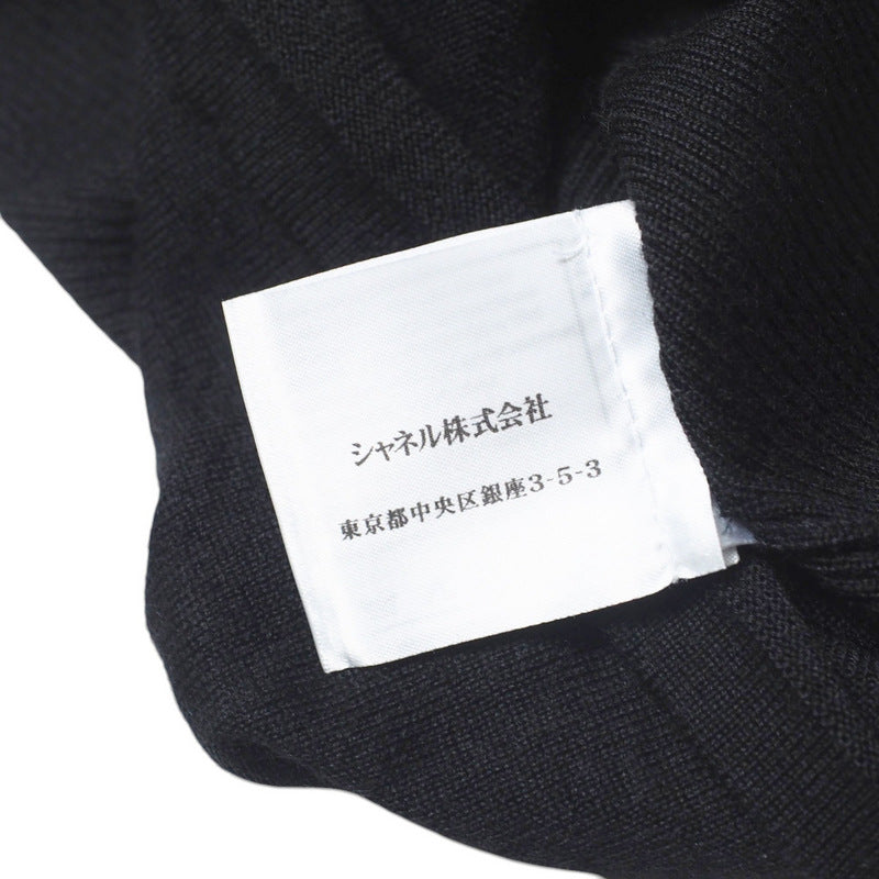Chanel Knit P31400 Knit Black Women 38