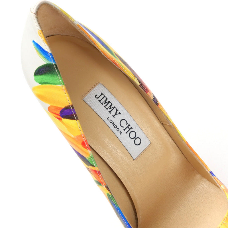Jimmy Choo Pumps Leather Yellow Type Multicolor Anouk Pumps 38