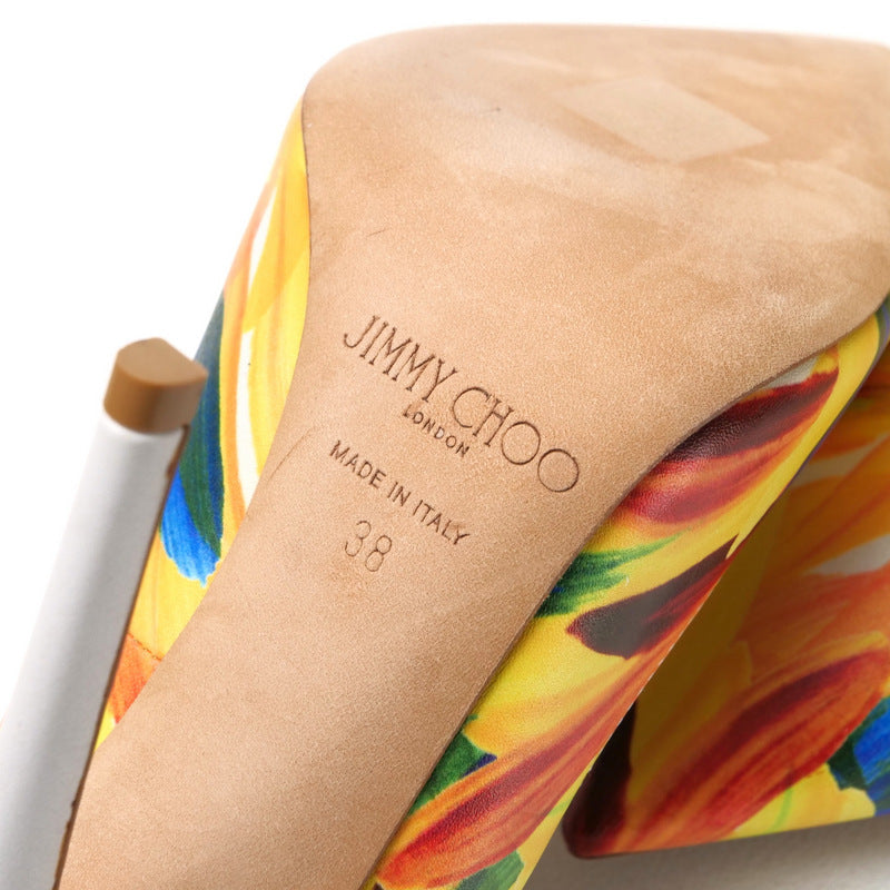 Jimmy Choo Pumps Leather Yellow Type Multicolor Anouk Pumps 38