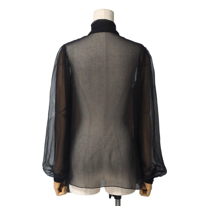 Dolce&Gabbana Blouse F5G72T Silk Black Women 40
