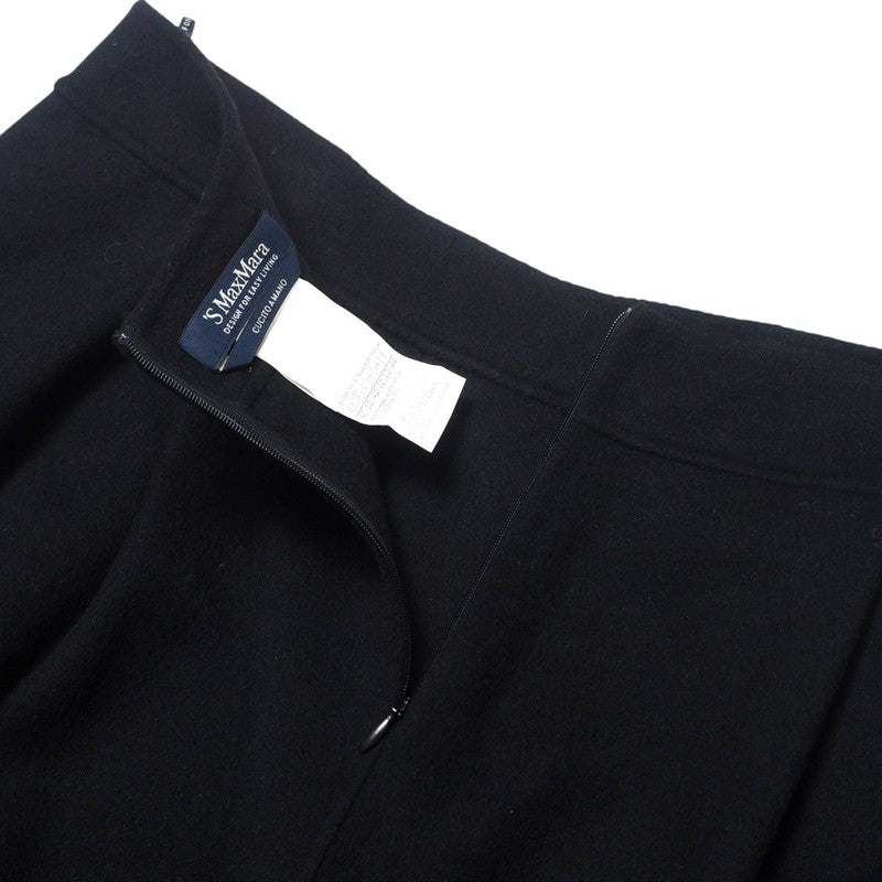 Max Mara Skirt 91061533075 Wool Black Women 44
