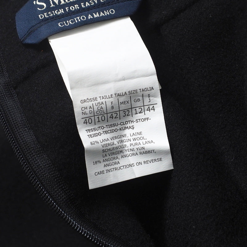 Max Mara Skirt 91061533075 Wool Black Women 44