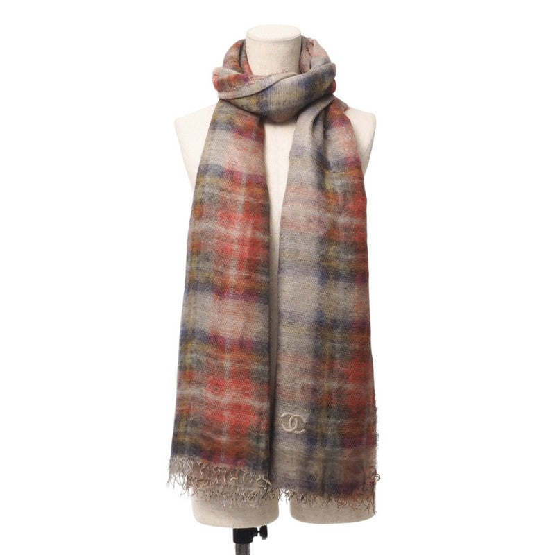 Chanel Stall Modal 44% Mohair 19% Nylon 19% Wool 10% Silk 8% Multicolor