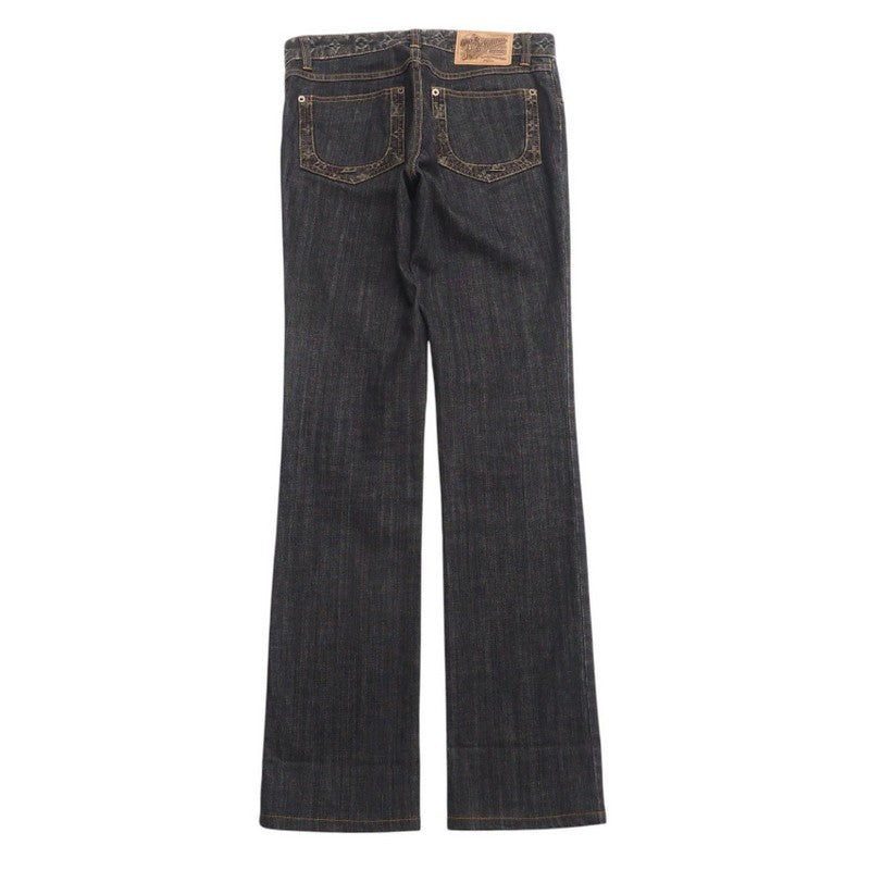 Louis Vuitton Denim Pants 072Wwlpa02Cf7 Cotton Denim Black Type Women 38