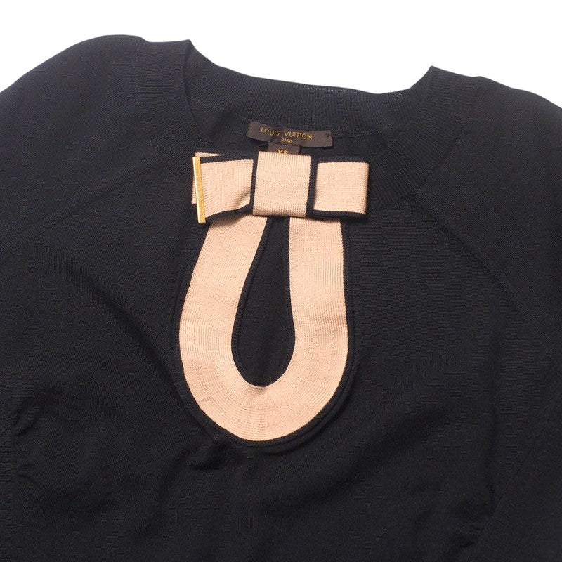 Louis Vuitton Knit Rw111A Wsk515Mxr Knit Black/Pink Brown Women Xs
