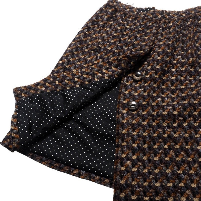 Dolce&Gabbana Skirt F4M40T Wool Brown X Gray Type Women 42