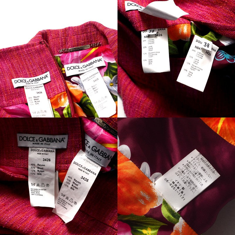 Dolce&Gabbana Suit 3426 Rayon Pink Type Women 38