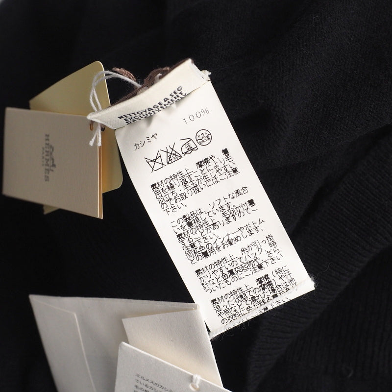 Hermes Knit Knit Black Women 40