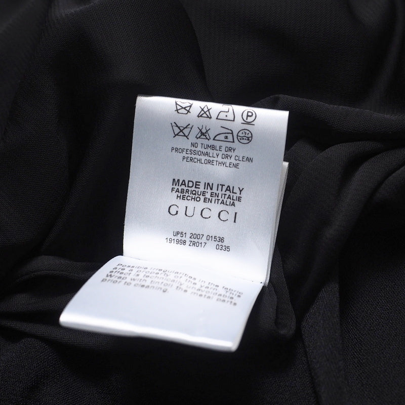 Gucci Skirt 191998 Rayon Black Women 36
