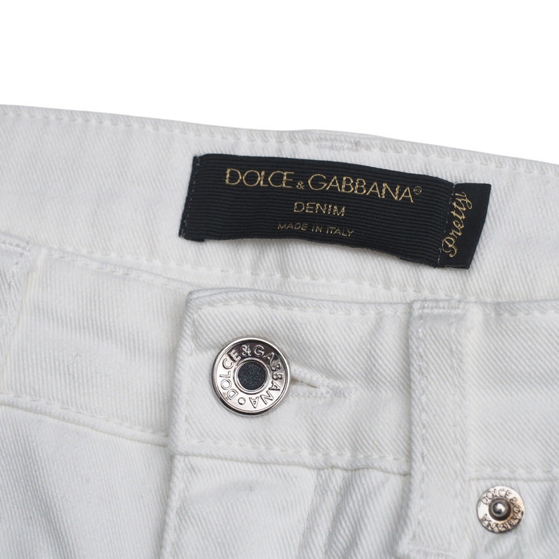 Dolce&Gabbana Denim Pants Ftah7D/G899Mg Denim White Women 38