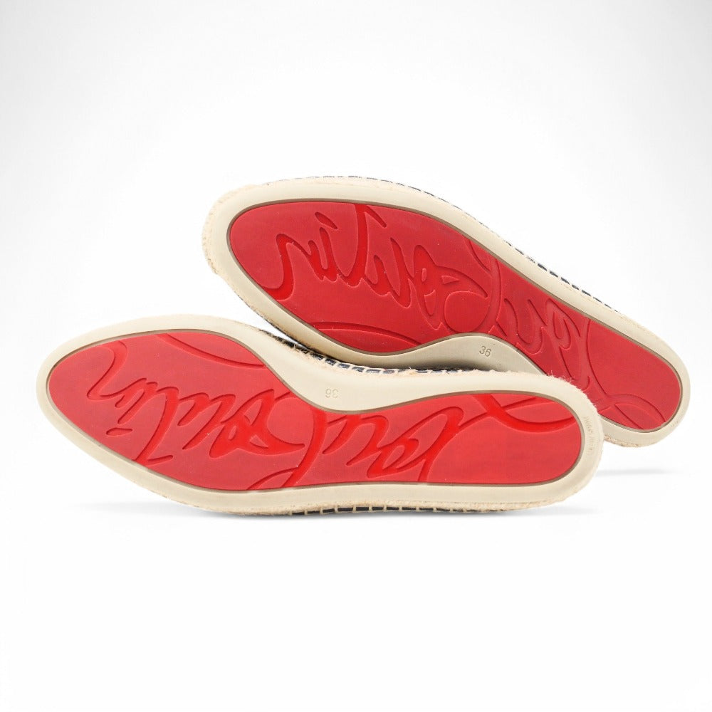 Christian Louboutin Pumps Leather Navy Women 36