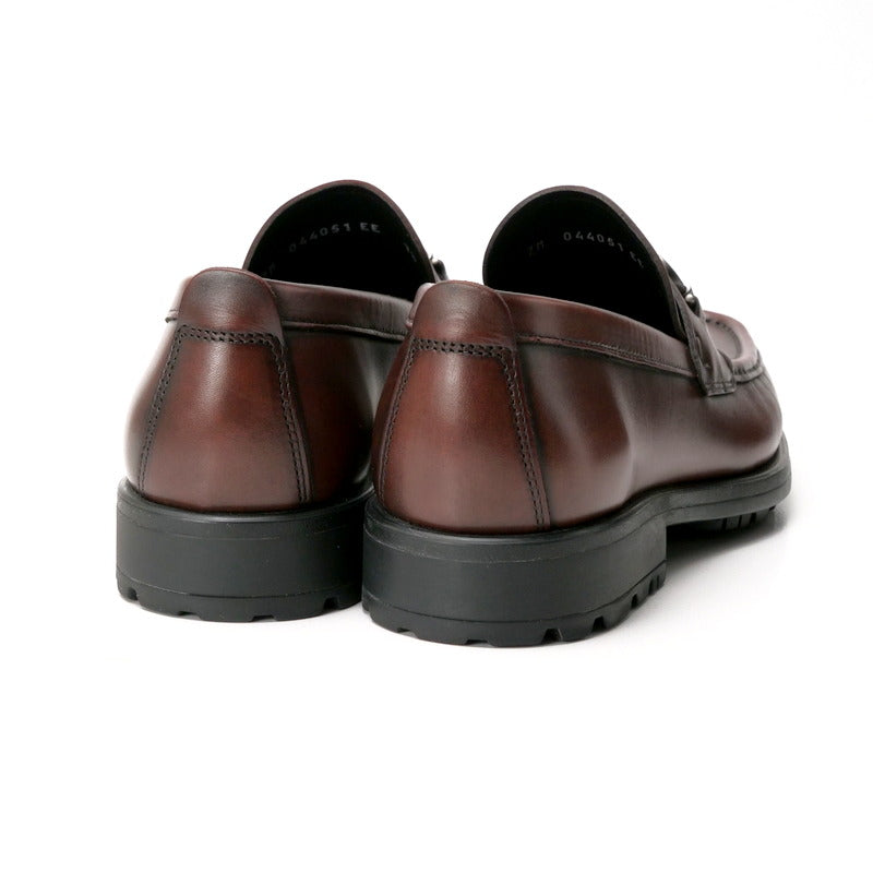 Salvatore Ferragamo Loafers Leather Brown Gatwick Mens 7 1/2