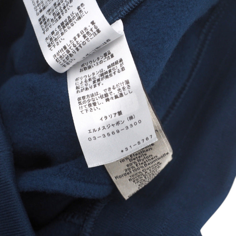 Hermes Pants 467790Ha Sweat Navy Run H Mens -