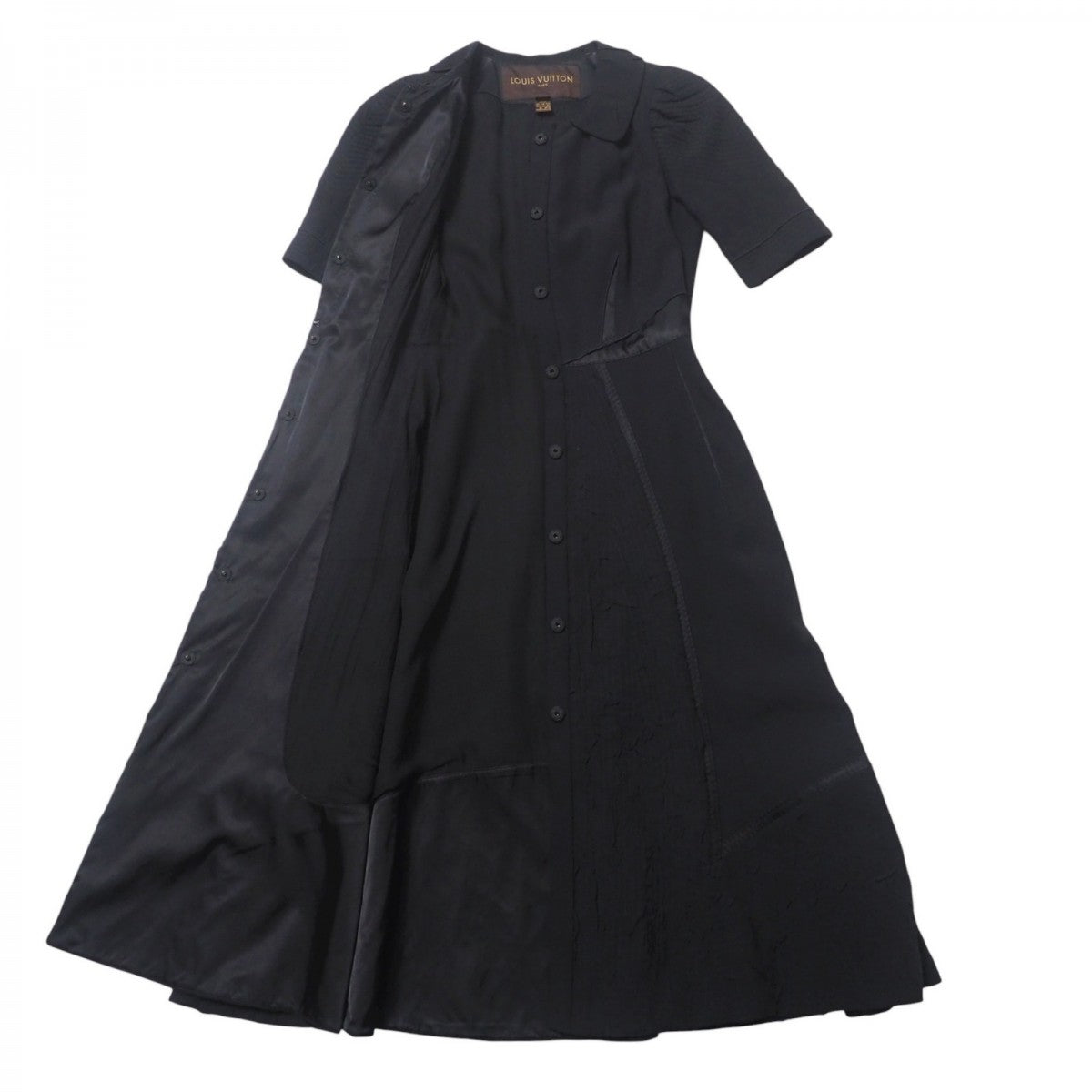 Louis Vuitton One Piece Acetate Black Women 36