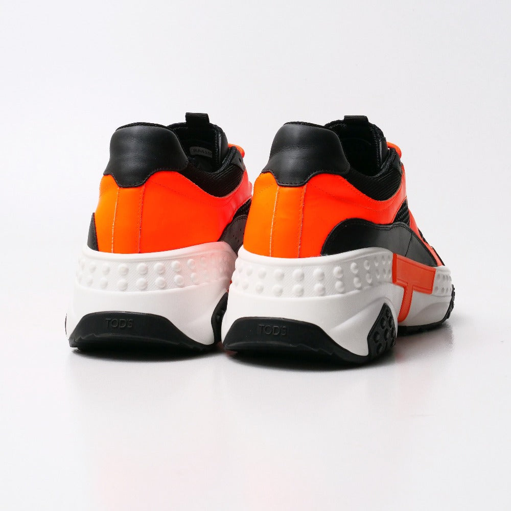 Todfs Sneakers Xxm57B0Bl40Lco0Xrh Leather Orange / Black Modello Active Sportivo 57B Mens 7 1/2