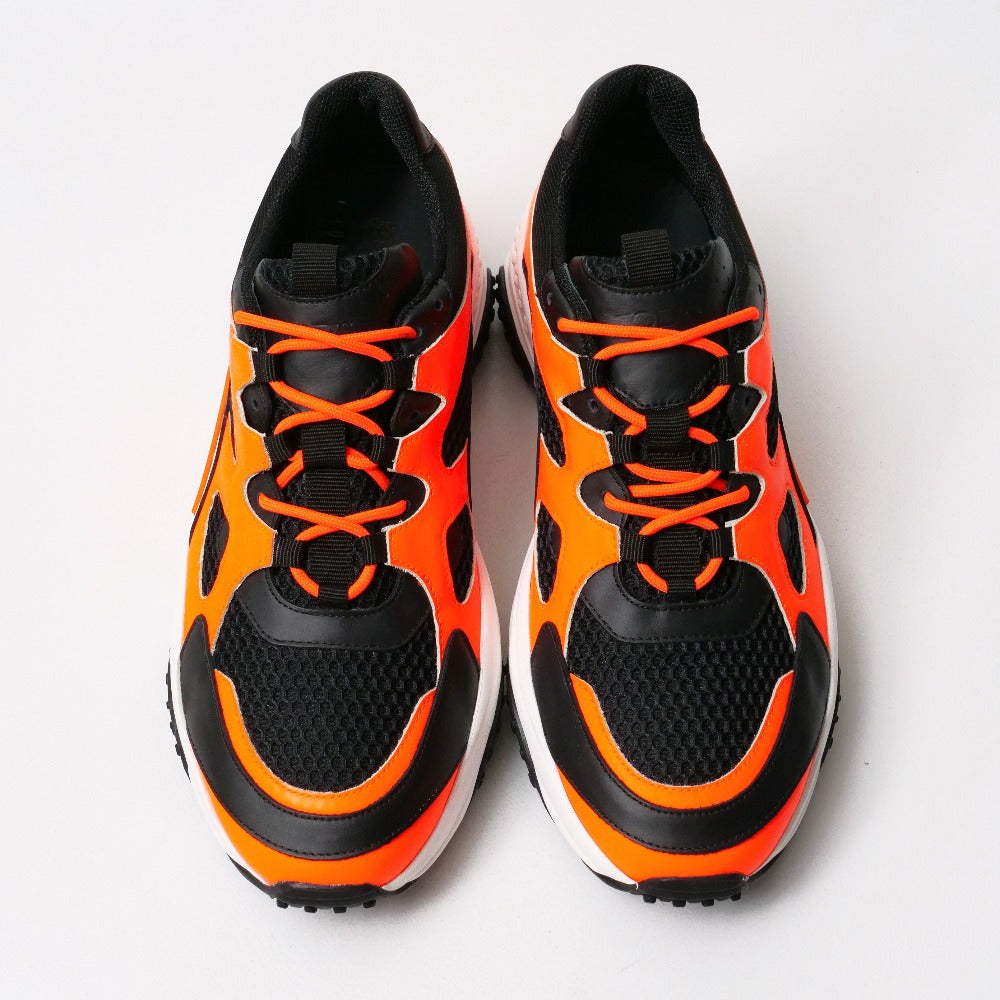 Todfs Sneakers Xxm57B0Bl40Lco0Xrh Leather Orange / Black Modello Active Sportivo 57B Mens 7 1/2