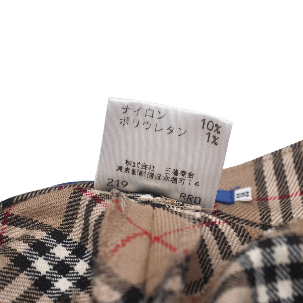 Burberry Blue Label Pants Fqf41-831 Wool Beige Type Women 38