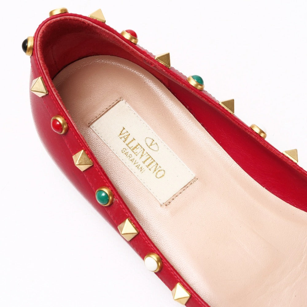 Valentino Garavani Pumps Leather Red Women 36