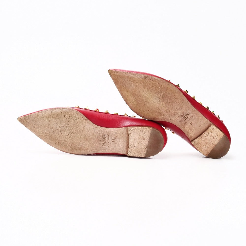 Valentino Garavani Pumps Leather Red Women 36