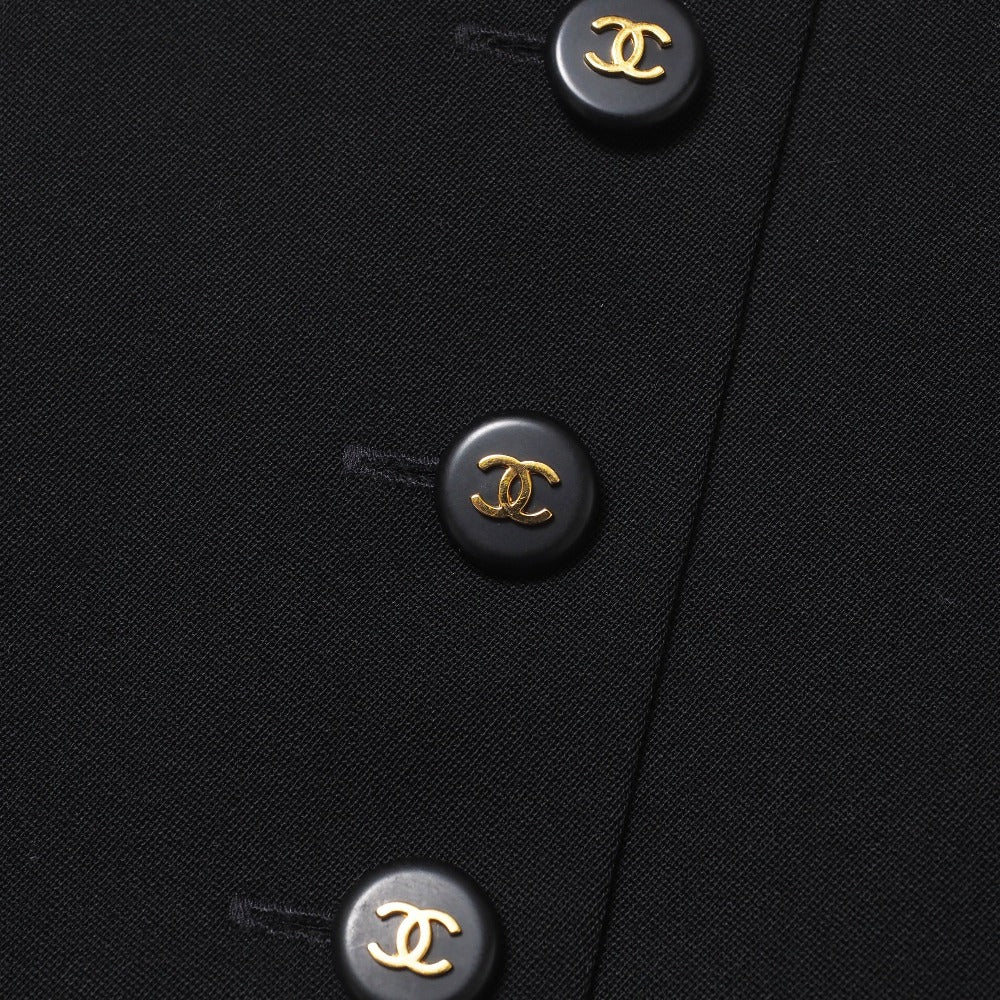 Chanel Skirt P05731 Wool Black Women 38
