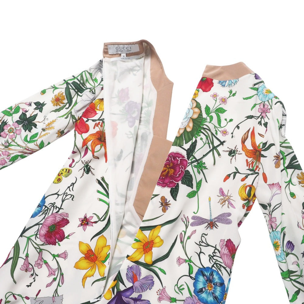 Gucci One Piece 358691 Silk White Women 38