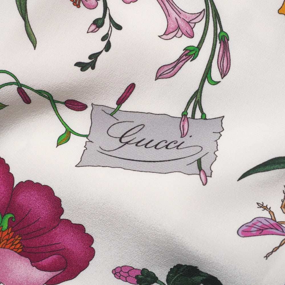 Gucci One Piece 358691 Silk White Women 38