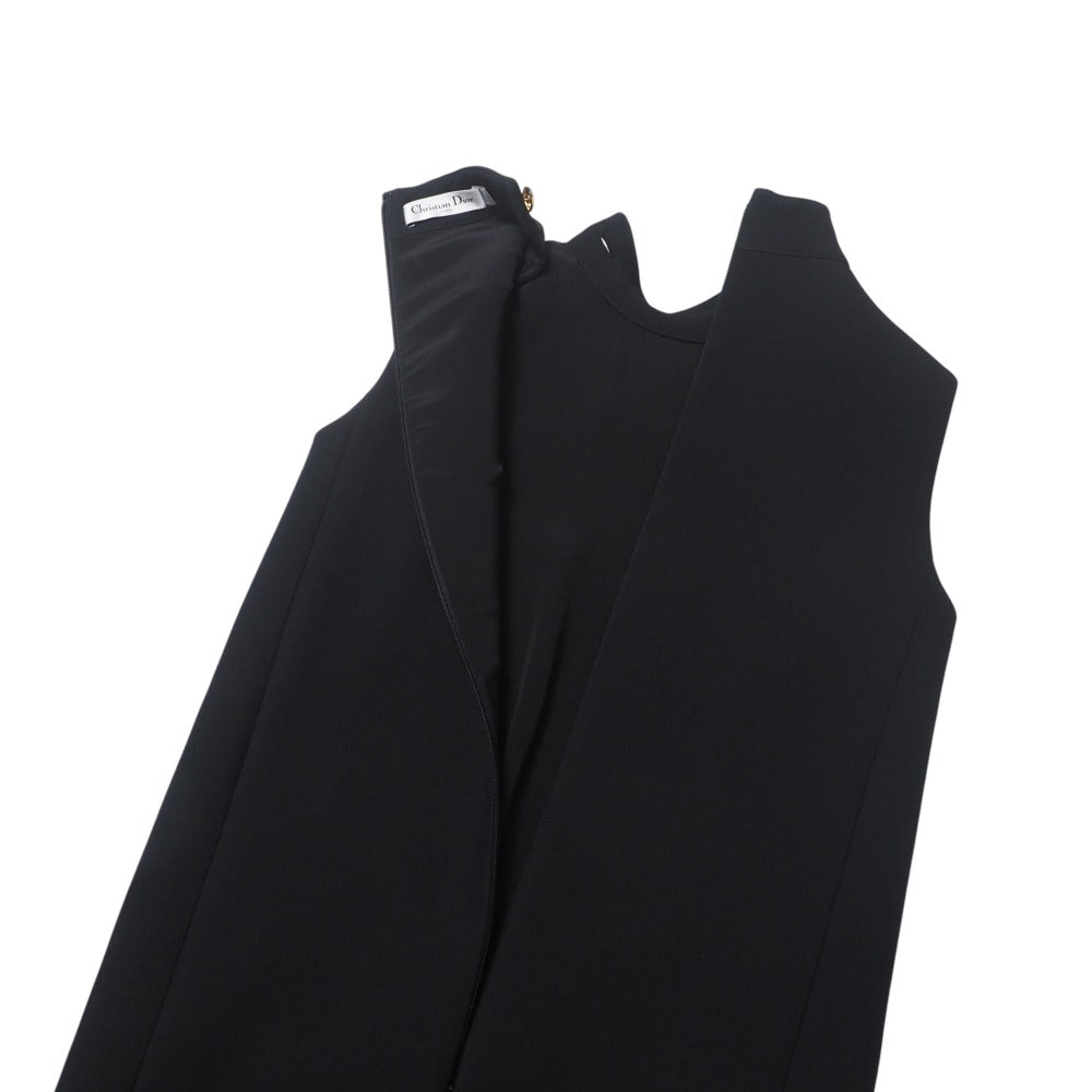Christian Dior One Piece 111R17A1166 Wool Black Women 38