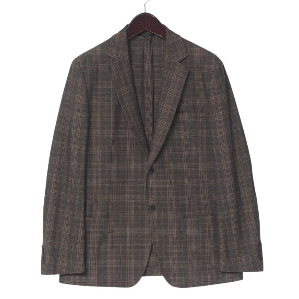 Hermes Tailored Jacket G19714 Cotton Brown Type Mens 52