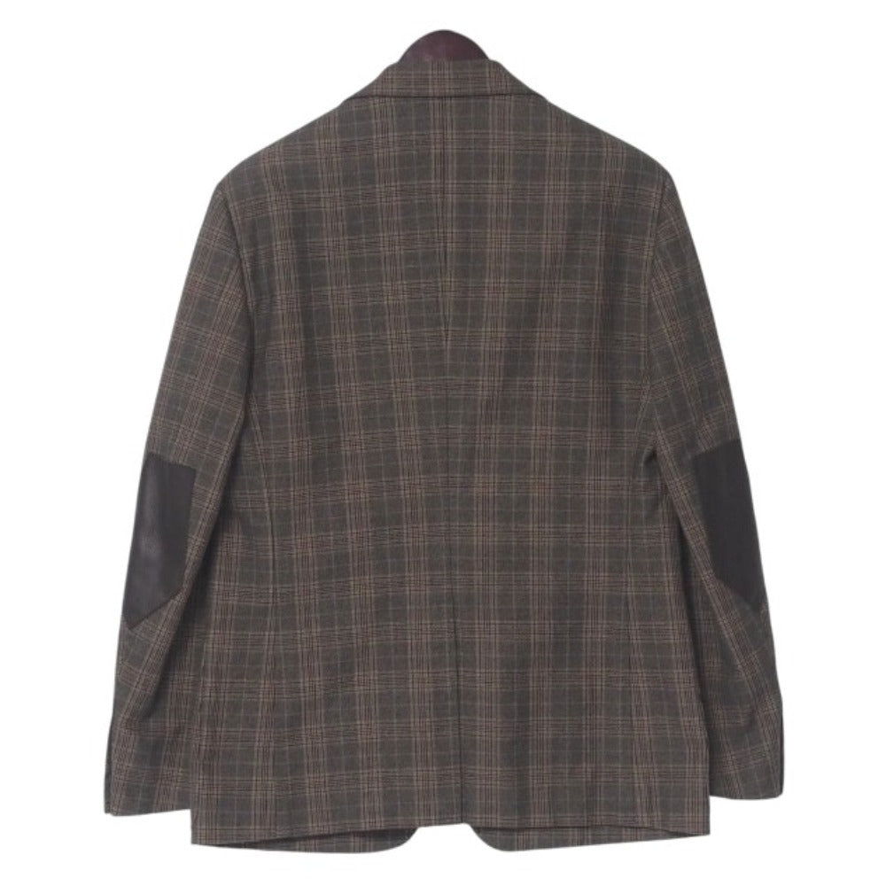 Hermes Tailored Jacket G19714 Cotton Brown Type Mens 52