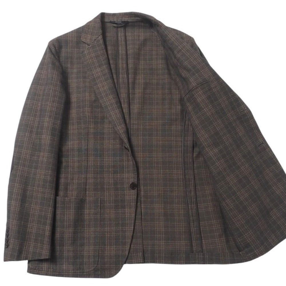 Hermes Tailored Jacket G19714 Cotton Brown Type Mens 52