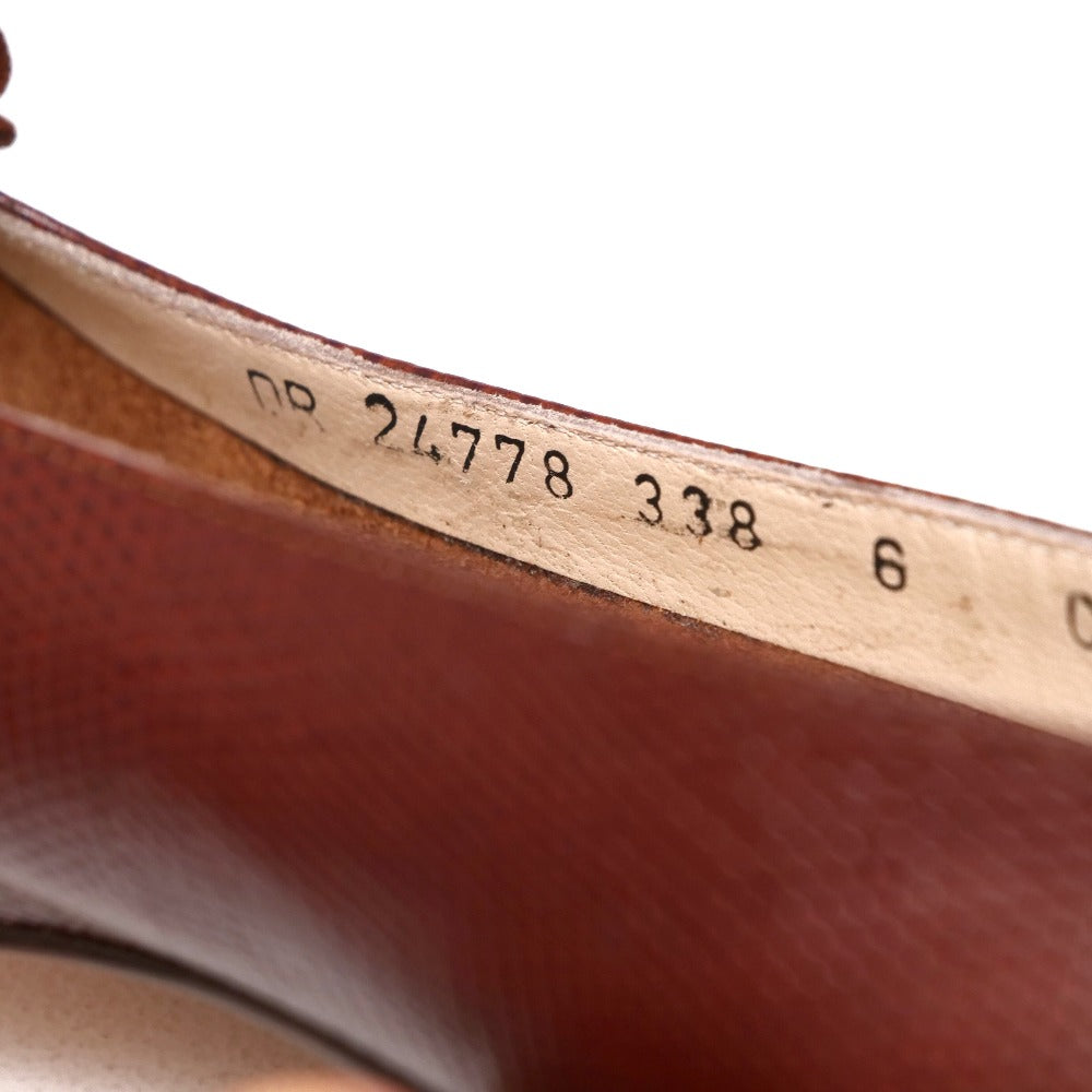 Salvatore Ferragamo Pumps Dr 24778 Leather Brown Women 6C