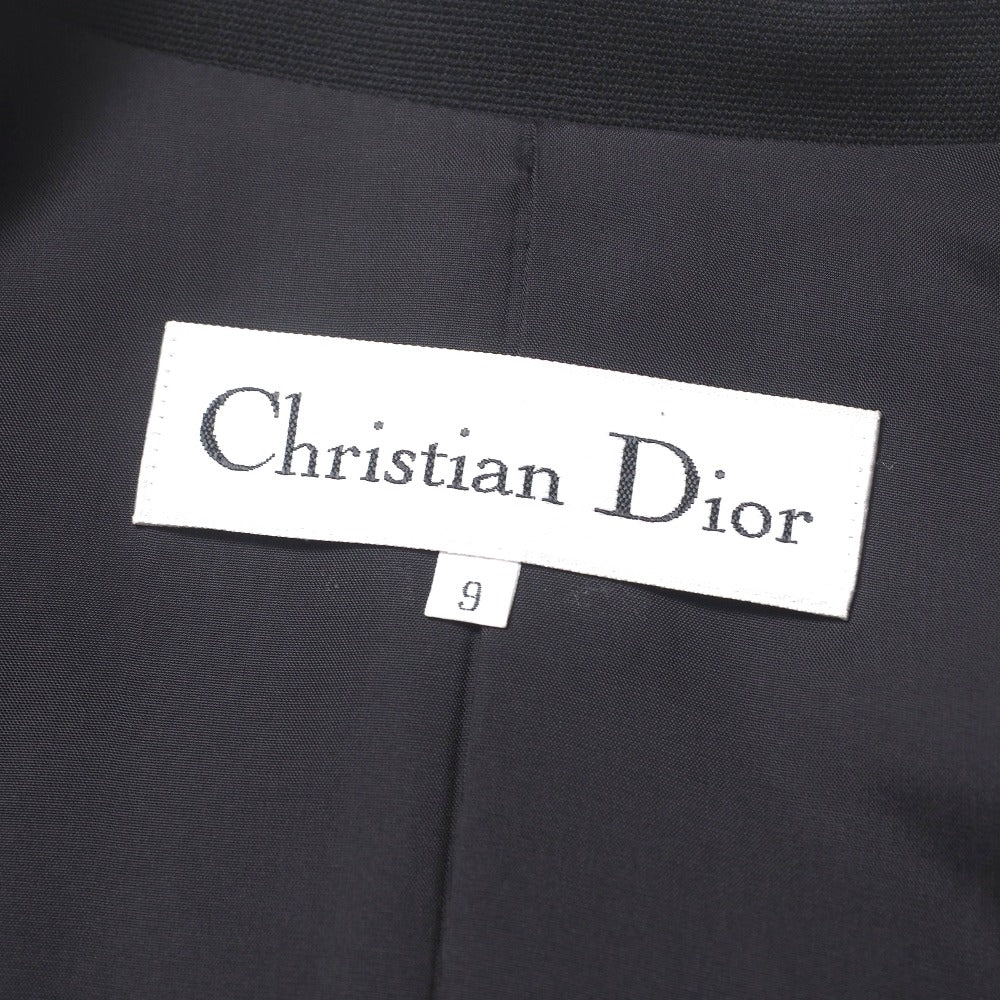 Christian Dior Suit Mdi5M1030 Wool Black Red Women 9