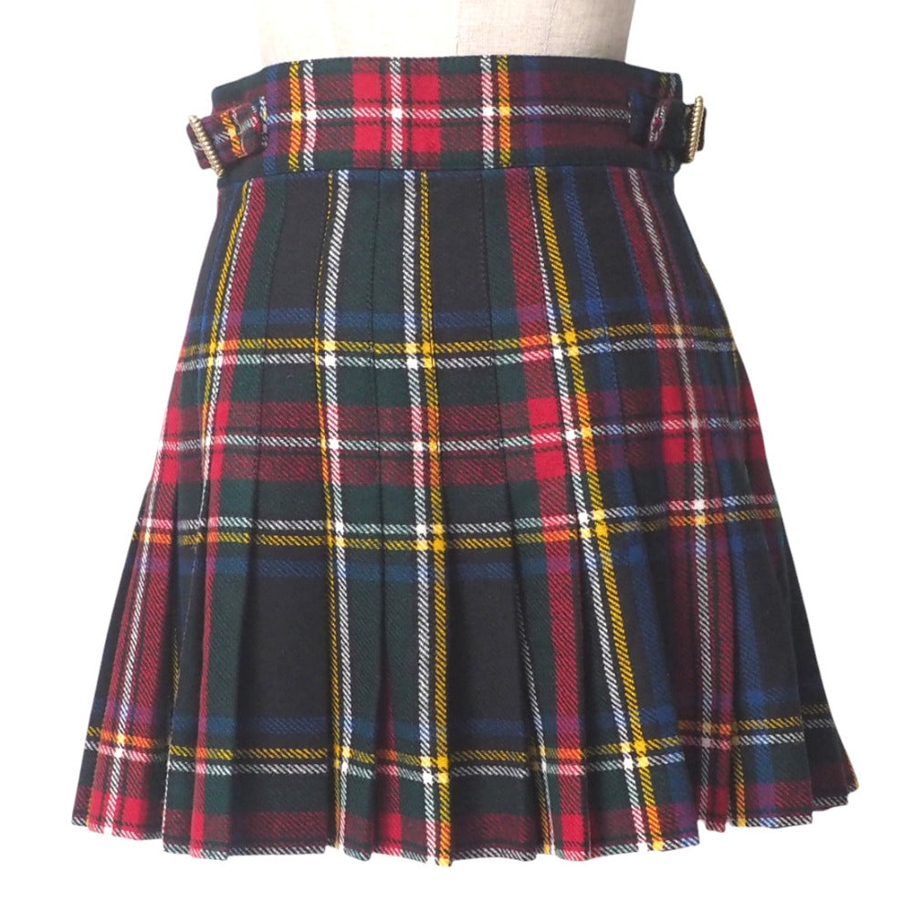 Gucci Mini Skirt 583857 100% Wool Red Women 40