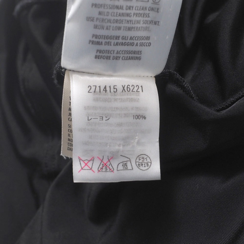 Gucci One Piece Rayon Black 271415 X6221 Women M