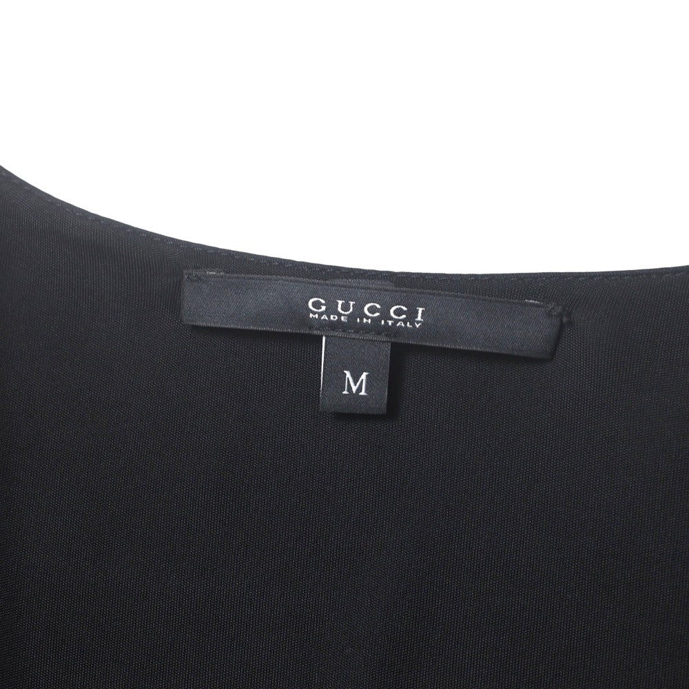 Gucci One Piece Rayon Black 271415 X6221 Women M
