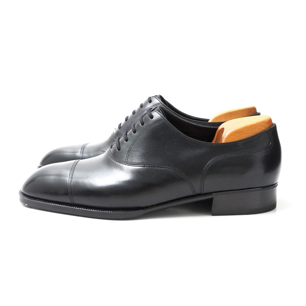 John Lobb Dress Shoes Leather Black Mens 709