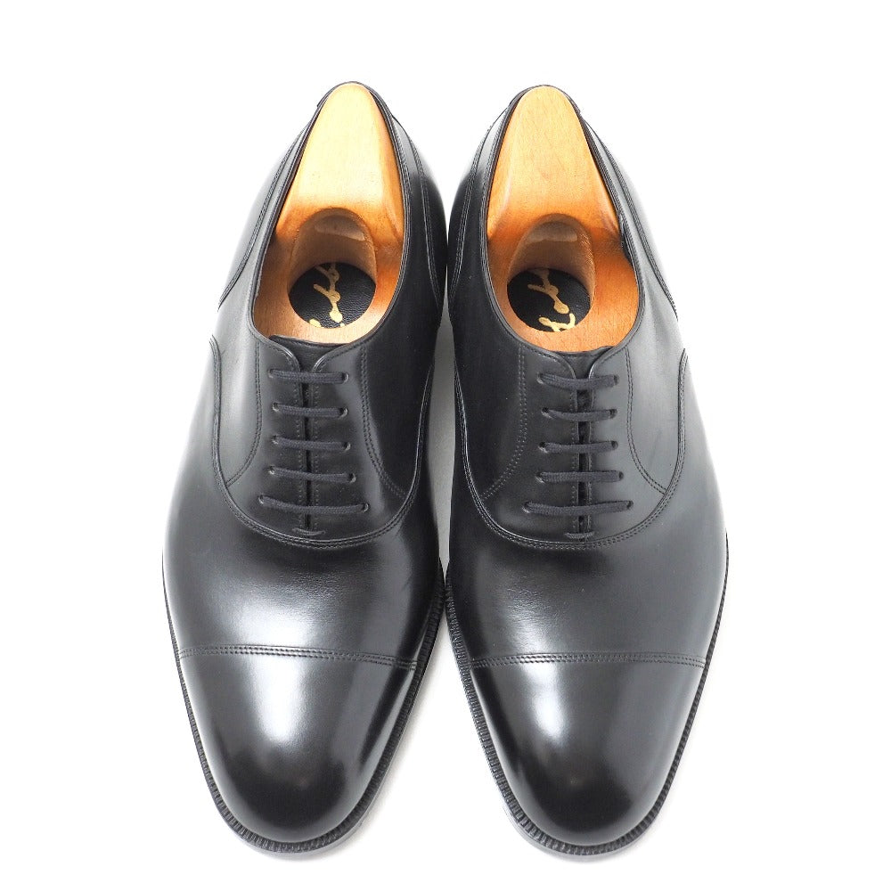 John Lobb Dress Shoes Leather Black Mens 709