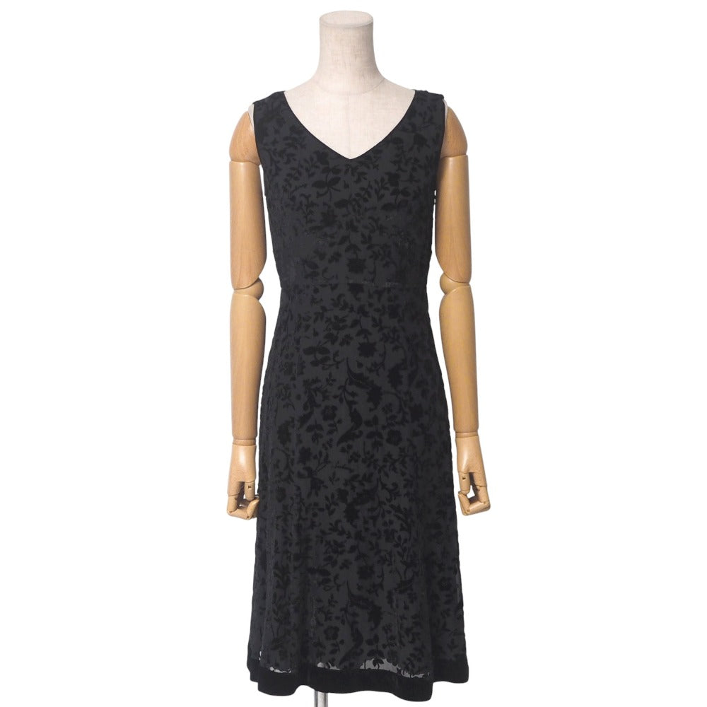 Burberry One Piece Silk Black Type Fm061-759-09 Boys 36