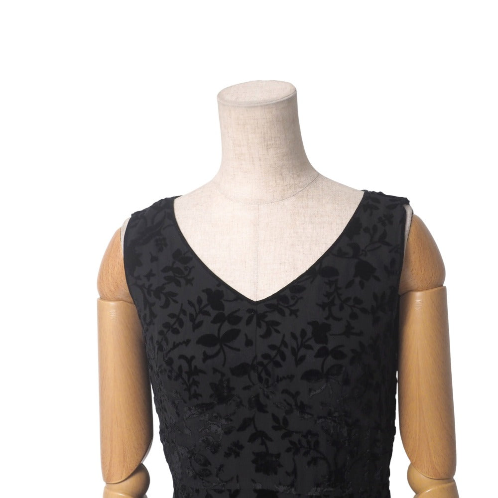 Burberry One Piece Silk Black Type Fm061-759-09 Boys 36