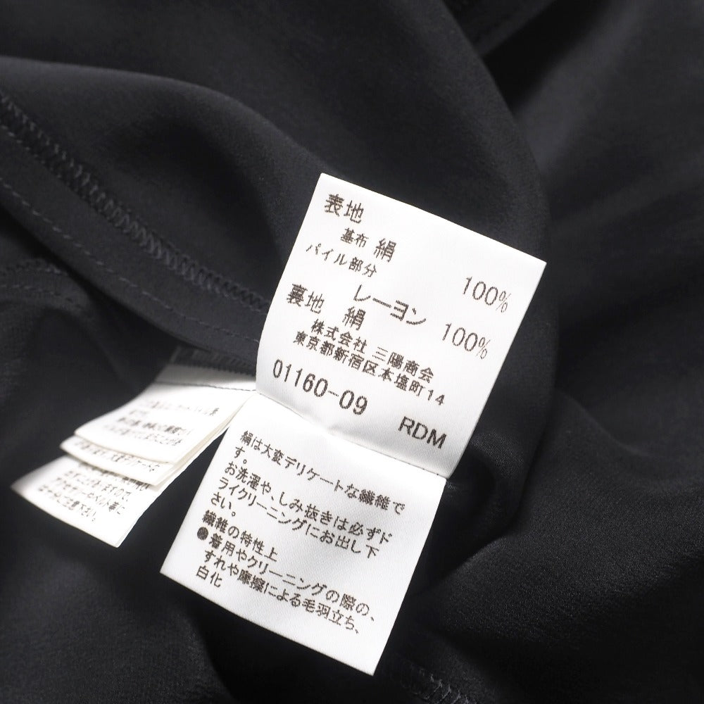 Burberry One Piece Silk Black Type Fm061-759-09 Boys 36