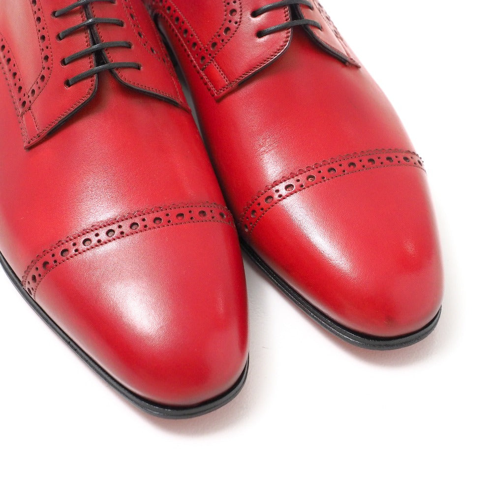 Christian Louboutin Dress Shoes Leather Red Type Mens 39 1/2