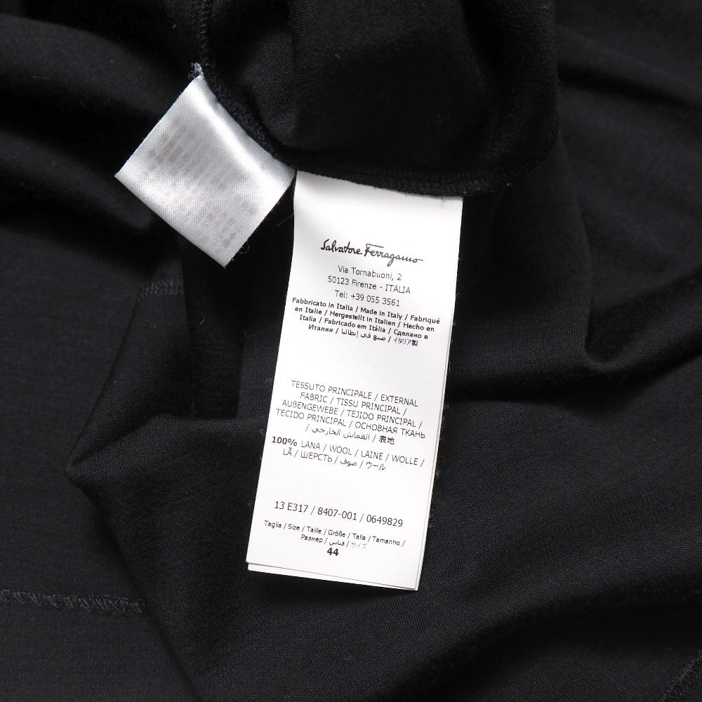 Salvatore Ferragamo One Piece Wool Black 13E317 Women 44