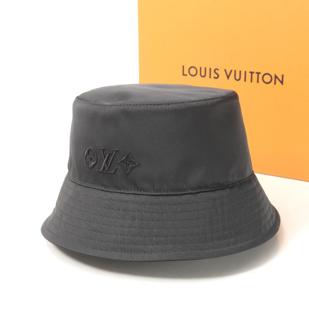 Louis Vuitton Hat M7928M Polyester Black Bucket Hat, Lv Move Reversible Women(Unisex) S