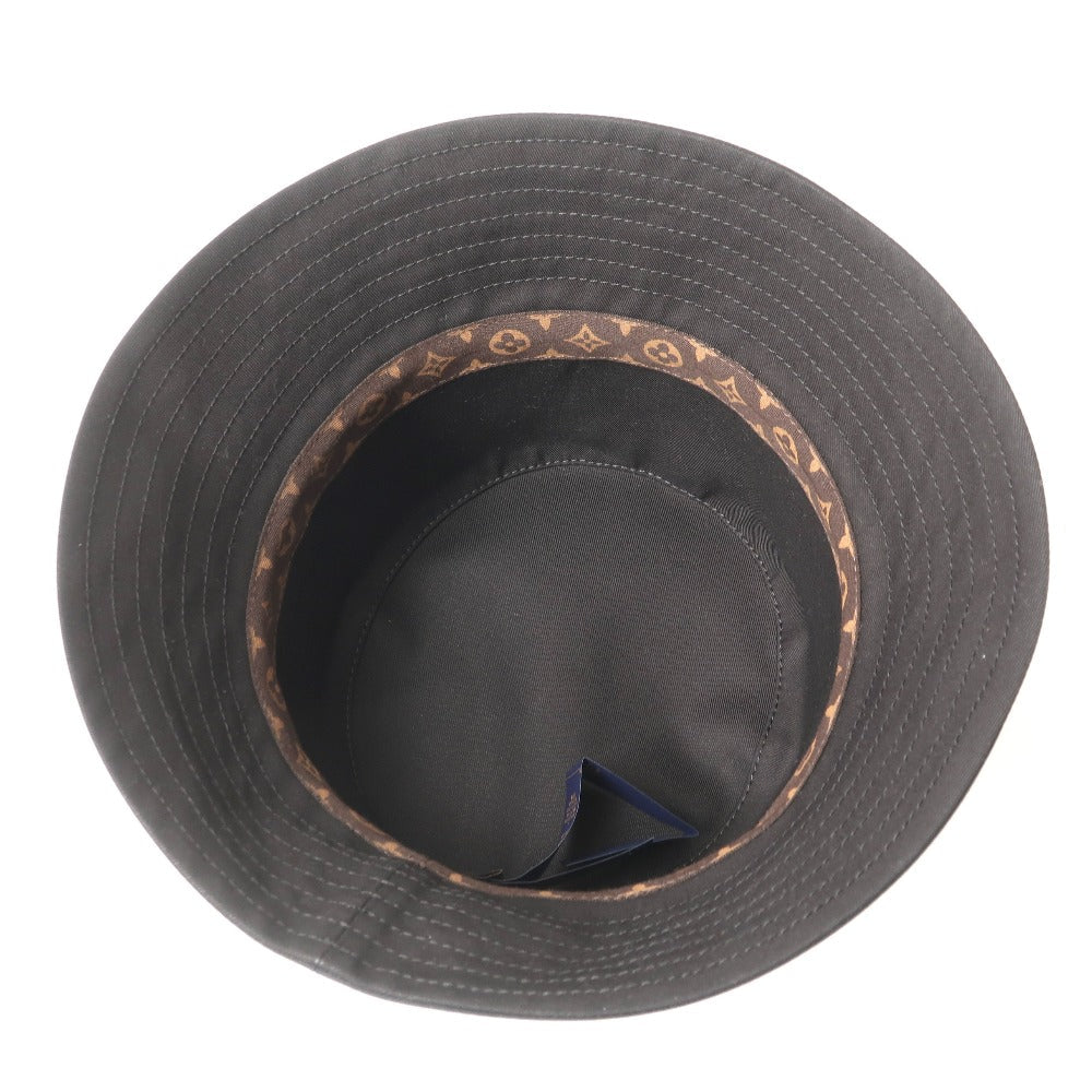 Louis Vuitton Hat M7928M Polyester Black Bucket Hat, Lv Move Reversible Women(Unisex) S