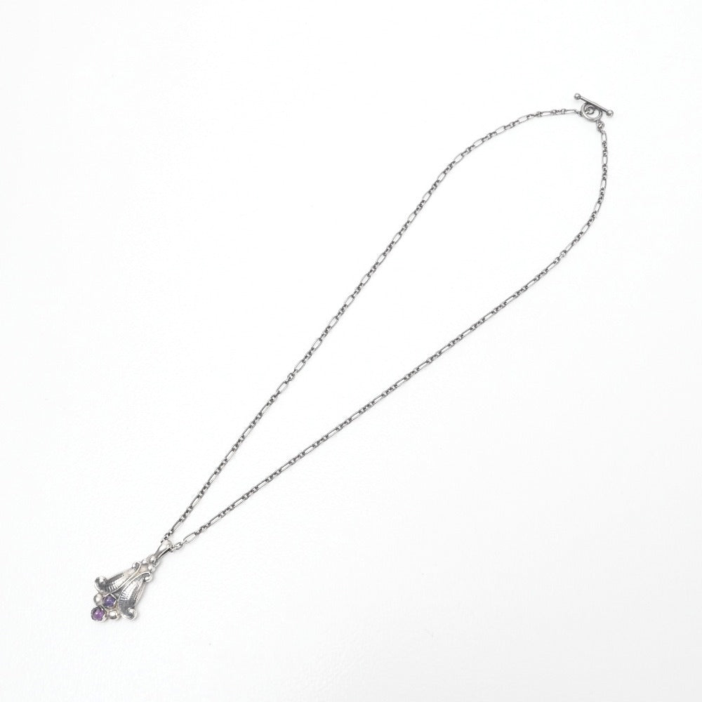 Georg Jensen Necklace Silver925 Silver Purple Type Women