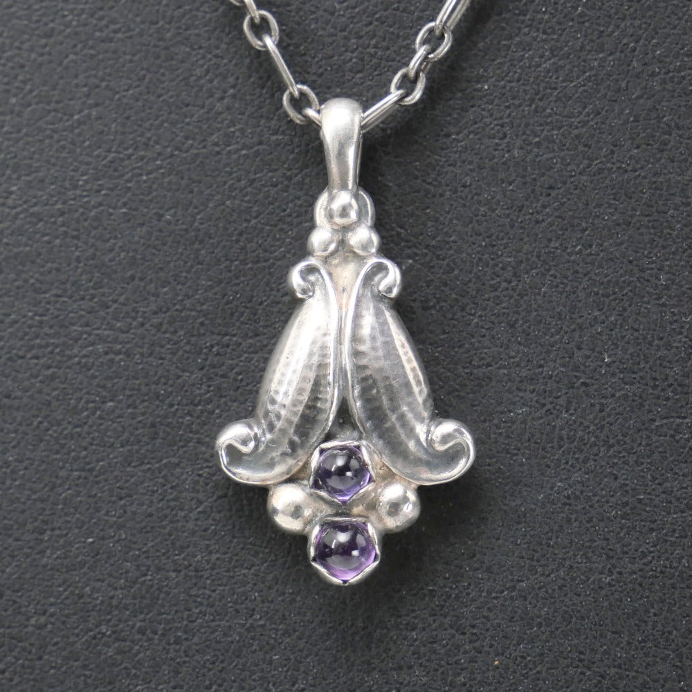 Georg Jensen Necklace Silver925 Silver Purple Type Women