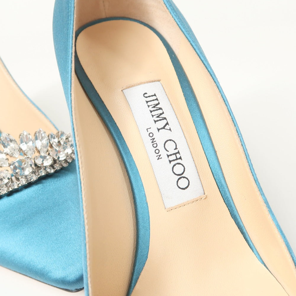 Jimmy Choo Pumps Satin Light Blue Type Women 36