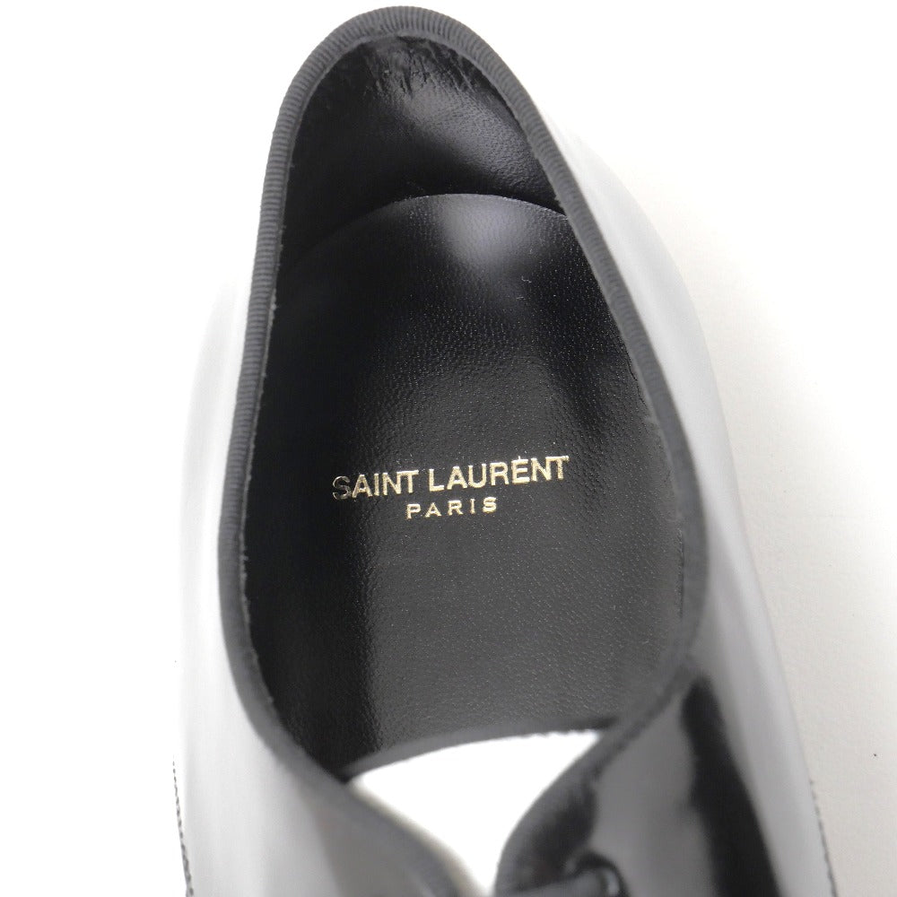 Saint Laurent Paris Dress Shoes Genuine Leather White X Black 315205 Mens 42