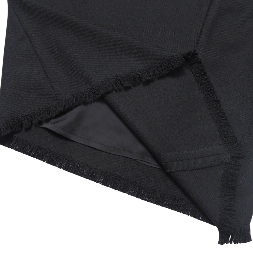 Burberry Skirt Wool Black Fx072-758 Women 38