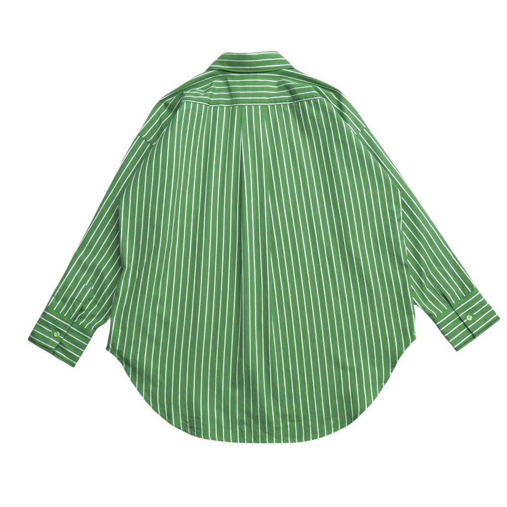 Marni Long Sleeve Shirt Cotton Green White Cama0586S0 Utc318 Women 38